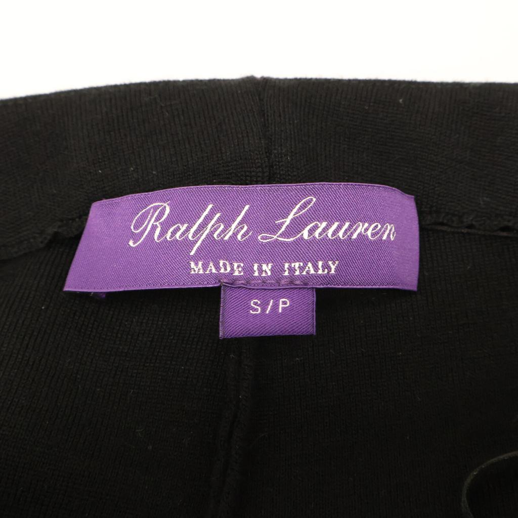 Ralph Lauren PURPLE LABEL Purple Label [Good Condition/Domestic Regular/22AW] Rhinestone Logo Stretch Pants/ Bottoms S/P blackUsed