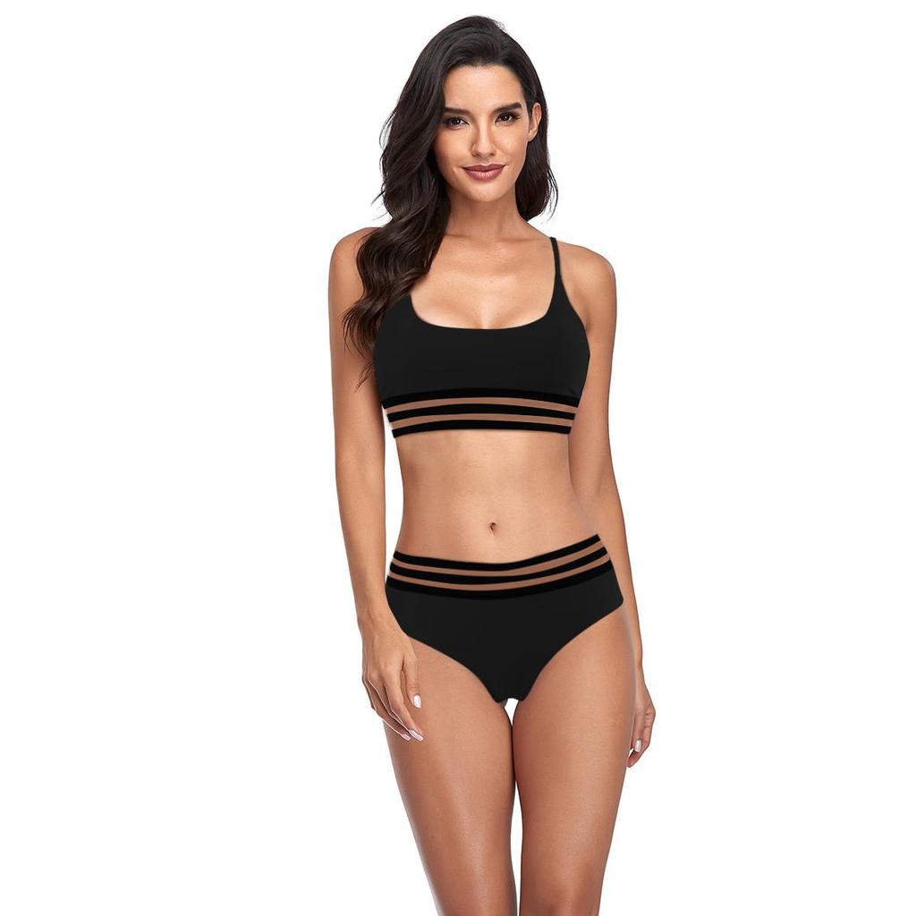 New Swimwear Women Swimsuit Two Pieces Tankini Push Up Bathing Suit Monokini With Shorts Mujer Womens Swim Suits Trunk