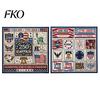Liberty Bell Cross Stitch 250th Anniversary Kit, Independence Day Theme, Red White Blue Threads Fourth Of July Stitching Set Embroidery Set, Patriotic