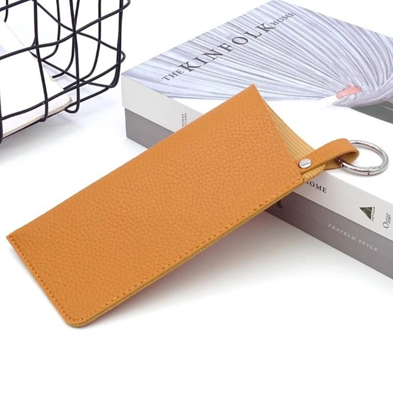 Portable Hanging Glasses Storage Bag Lightweight PVC Design Waterproof Protective Case With Soft Lining For Eyewears Care