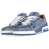 Lv Trainer Blue Damier 3D Denim 1AD6DI