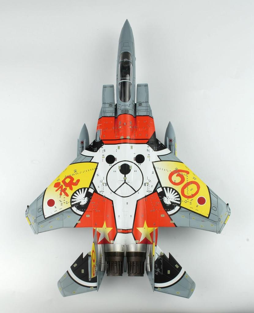 Platz 1/72 Japan Air Self-Defense Force F-15J Eagle 203rd Squadron 60th Anniversary Commemorative Paint Scheme Plastic Model Kit AC-93 (Airplane)