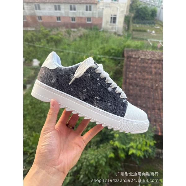 Unisex Europäisch Amerikanische Skate-Schuhe Digitaler Ziffern-Print Klobige Plateau-Sohle Tägliche Sportliche Lässige Board-Sneaker Für Paare