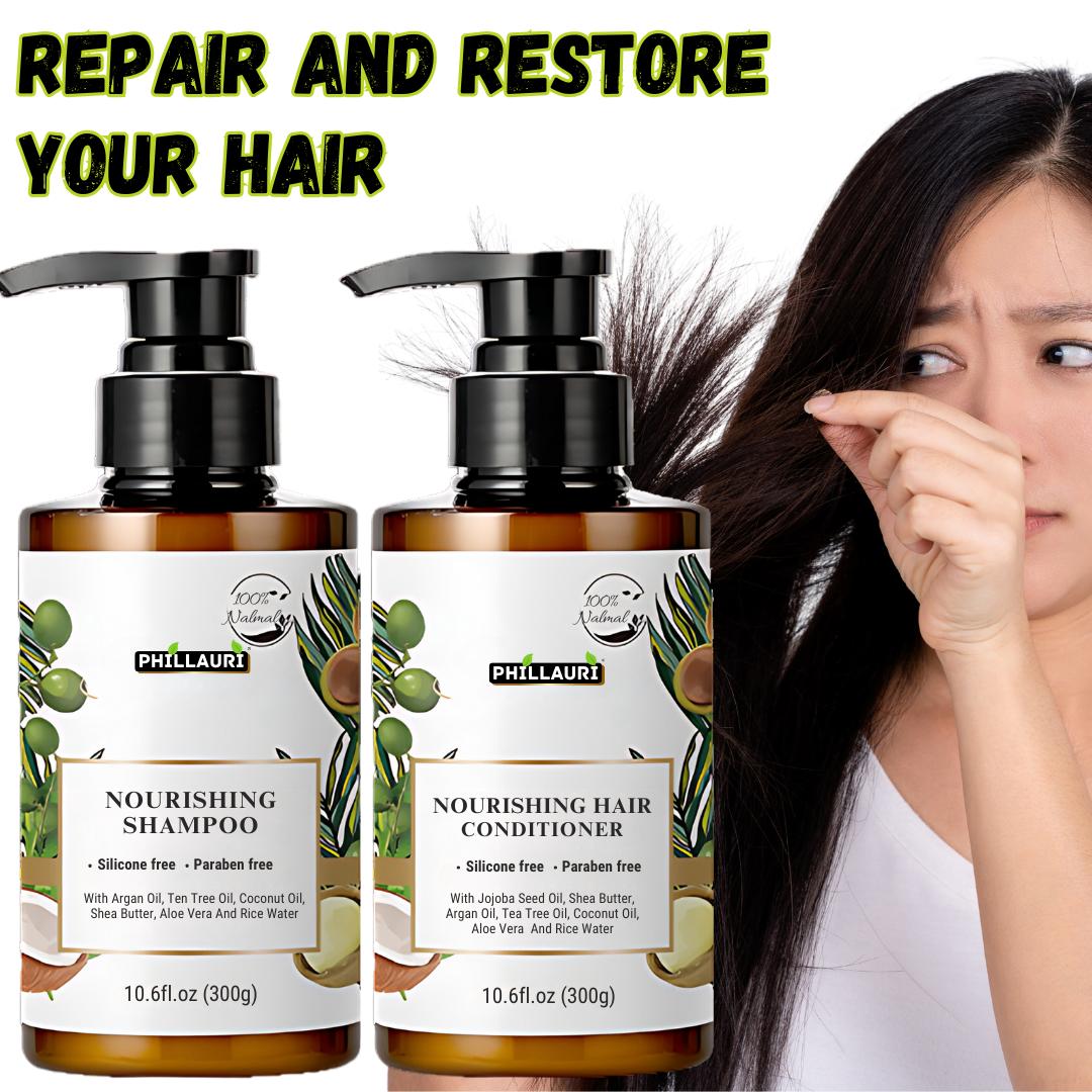 

Набор шампуней и кондиционеров для роста и истончения волос белый