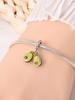 Charms Plata Copper Colors Avocado Strawberry Beads Charm Pendant For Original Bracelet For Women Diy Jewelry Love Gift