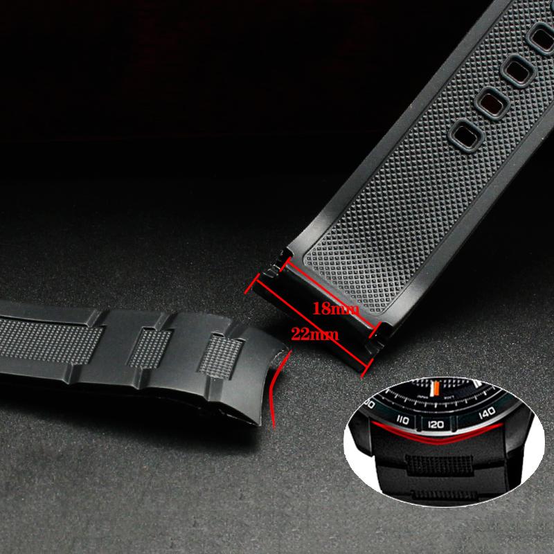EFR-303 Silicone Rubber Watchband 22mm For Casio 5468 EDIFICE EFR-304 EFR-516PB EFR-516 Bracelet Waterproof Sport Watch Strap