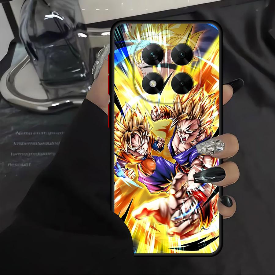 Back Phone Cover Case for Xiaomi Redmi Note 11S 12s 8T 7 13 14 12 Pro Plus 10S 9S 8 9 10 11 Pro Dragon Ball Yellow Goku