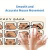 Large Multi-Size Non-Slip Rubber Base Capybara, Cute, Expressions Mouse Pad, Stitched Edges Keyboard Desk Mat for School, Office, Home, Gift