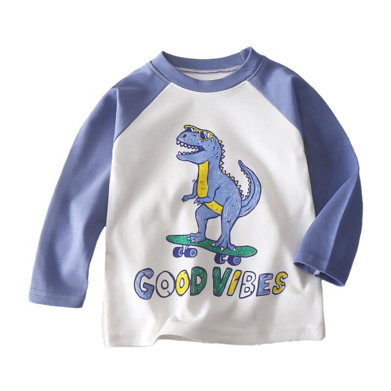 Children's Long Sleeved T-Shirt Cartoon Printed Kids Top Boys Girls T-Shirt
