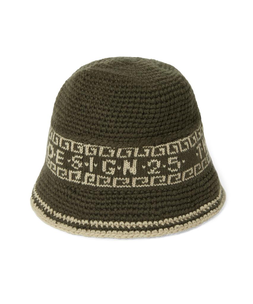 THISISNEVERTHAT Crochet Bucket Hat Olive