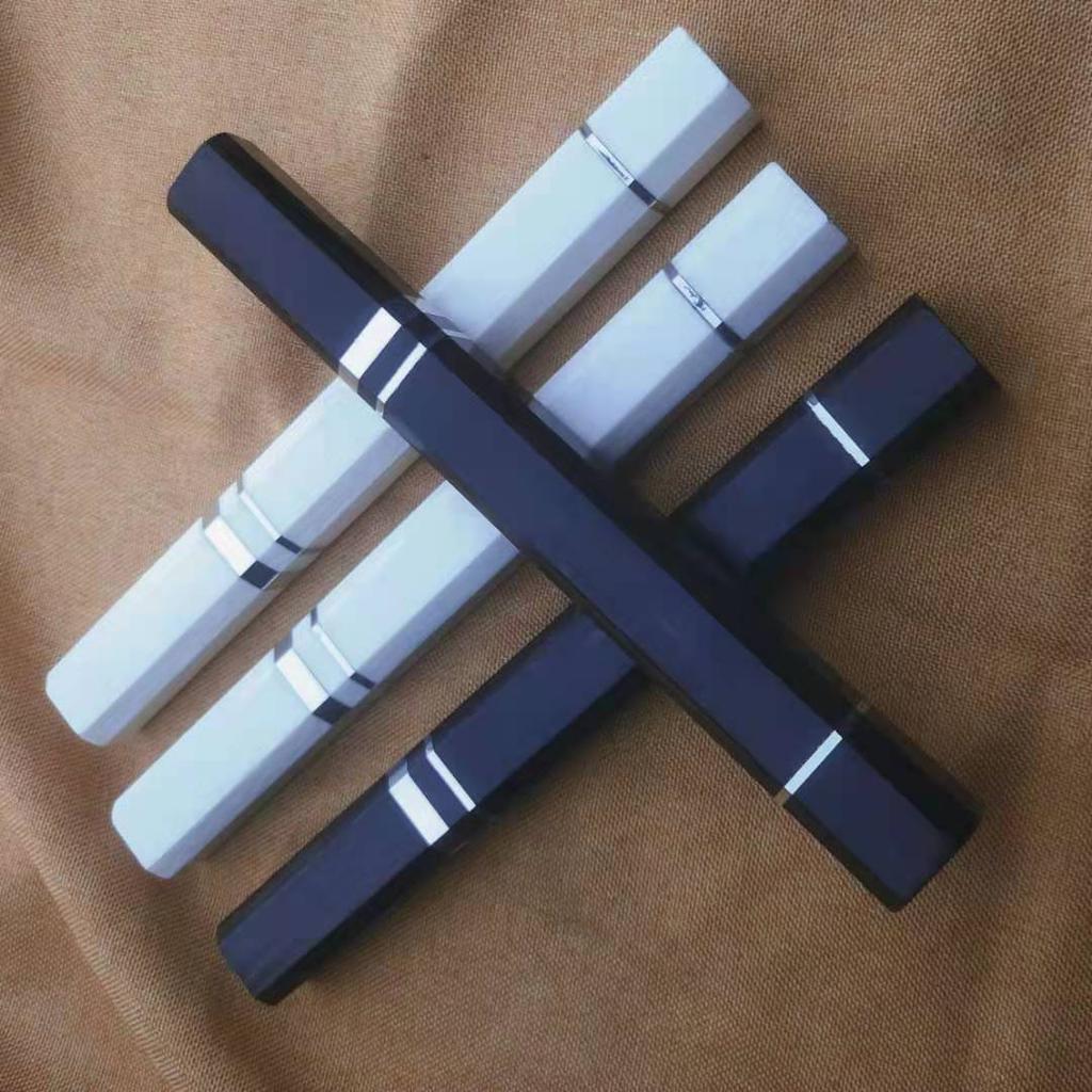 Octagonal Resin / Ebony Wooden Handle Semi-finished Accessories DIY Knife Handle Comfortable Grip Knifehandles Kitchen Tools
