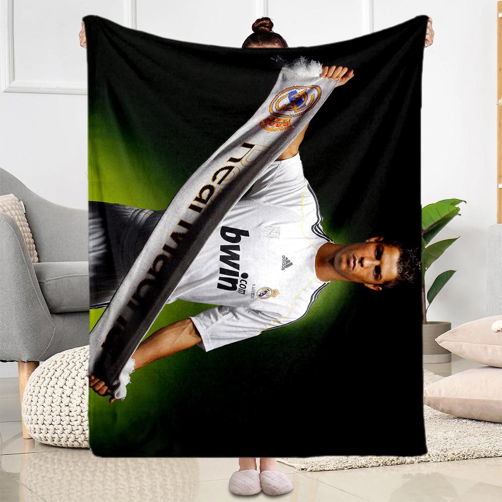 Cristiano Ronaldo Celebration Blanket Comfortable Suitable for Sofa Bedding Seaside Four Seasons Universal Digital Print Gift for Travel Home Birthday