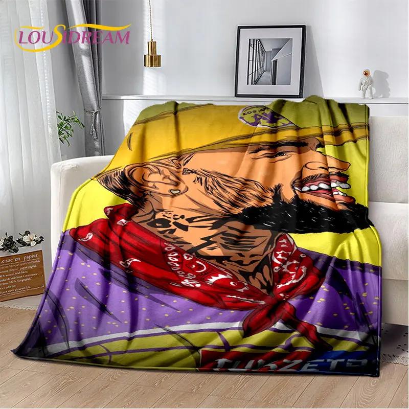 Hip Hop Art Rapper Legend Star Soft Plush Blanket,Flannel Blanket Throw Blanket for Living Room Bedroom Bed Sofa Picnic Cover 3D