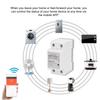 Single-Phase Din Rail Wifi Intelligent Energy Meter Power Consumption Kwh Meter Wattmeter Support SmartlifeCelsius  App Control Compatible with  