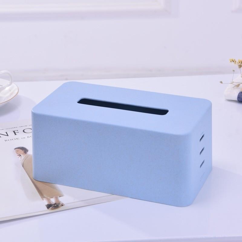 Material Degradable Macaron Color Step Stool Tissue Box For Car Home Bathroom Storage