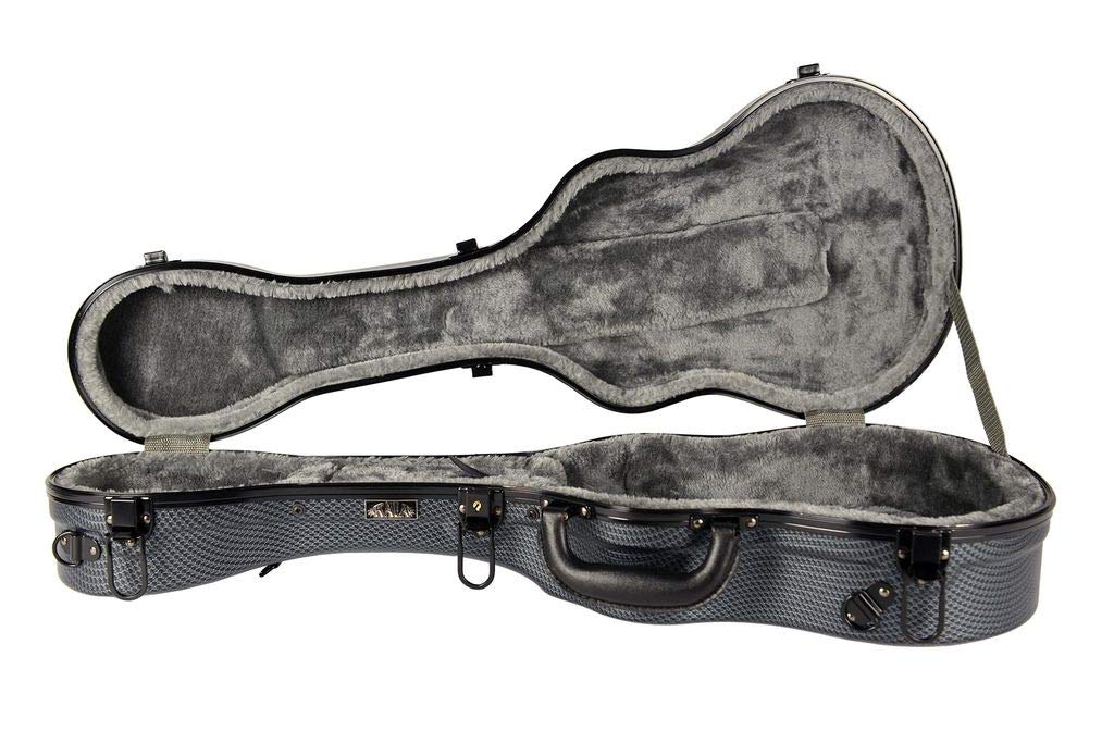 KALA ABS Charcoal Ukulele Hard Case, Tenor Size (HC-CHAR-T)