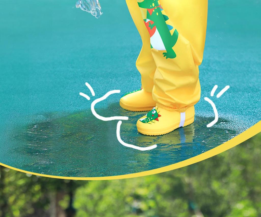 2025 Neues Wasserdichtes Ganzkörper-Regenmantel-Set für Jungen und Mädchen – Perfekt für Kindergartenkinder