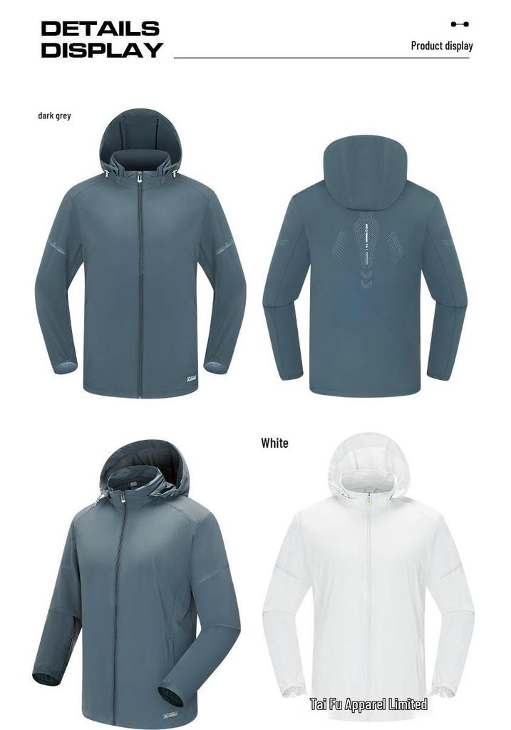 Ice Silk Anti-UV Sun Protection Jacket for Men & Women – Cool, Breathable, Lightweight Outdoor Wear