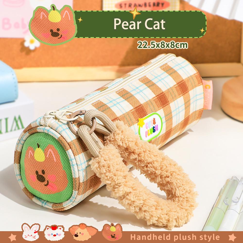 

Pencil Case New High Beauty Non collision Stationery Box Pencil Case Grid Pattern Handheld Stationery, Student Gift
