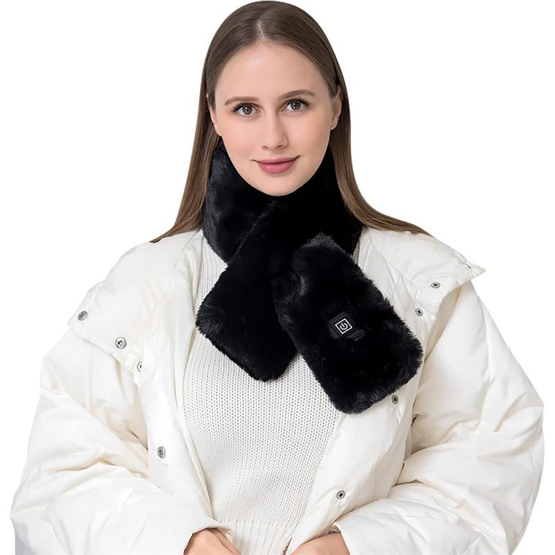 Winter Heating Scarf For Women Men Temperature Scarf 3 Gears Adjustable USB Charging Heat Control Neck Warmer Washed Directly