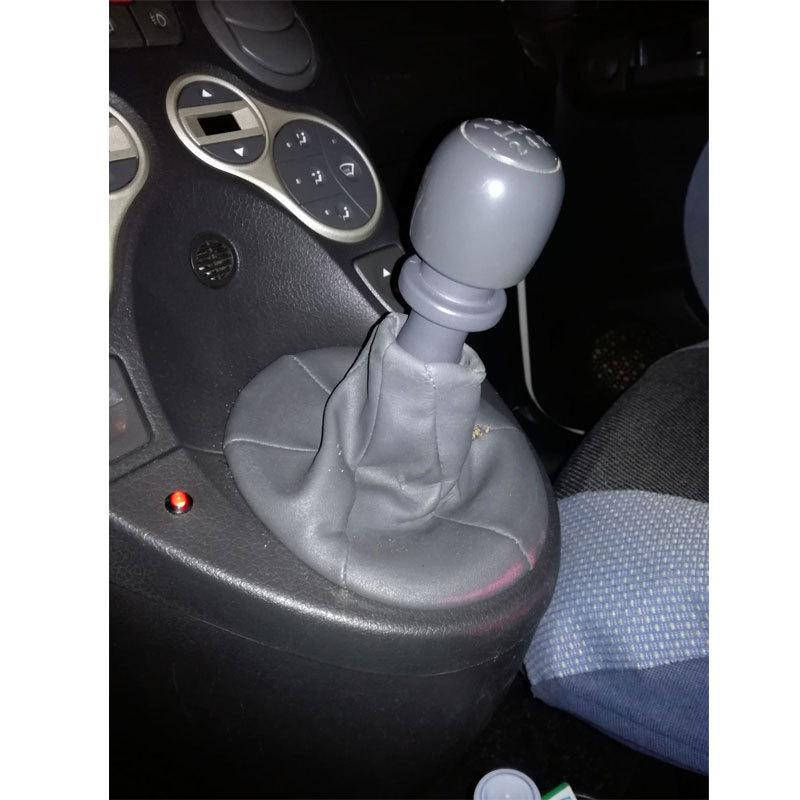 

5 Speed Car Gear Shift Knob With Leather Boot For FIAT PANDA 2003 2004 2005 2006 2007 2008 - 2012 5speed
