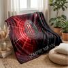 AC Milan Theme Blanket Soft Flannel Blanket Plush Throw Blanket Cozy Sofa Bed Blanket for Home Decor