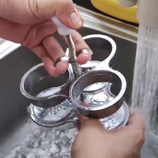 3-Grid Stainless Steel Egg Poacher