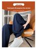 2025 Damen Sommer High-Waist Tencel Eisseide Weitbeinige Hosen