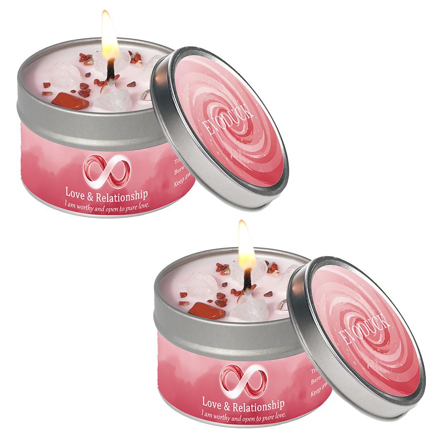 Scented Candles 3oz Law of Attraction Love Manifestation Energy Boosting Christmas Home Decoration Candle Holders Gift