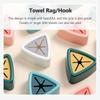 Xiaomi 3life Towel Plug Holder Punch Free Silica Gel Bathroom Organizer Rack Towels Storage Wash Cloth Clip Bathroom Kitchen Accessories Tool