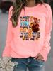 Women's Trendy Winter Pullover with Round Neck and Long Sleeves, Available In Various Stylish Patterns