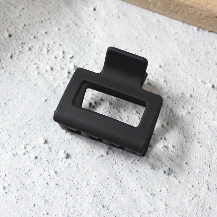 Massive schwarze matte große Haarklammern aus Acryl, Haarnadeln, Hai-Clip, Haarspange, Krabben-Haarspangen, Kopfbedeckung für Frauen, Haar-Accessoires