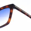 Lunettes de soleil en acétate en forme de papillon pour femmes KL6061S-Havane marron