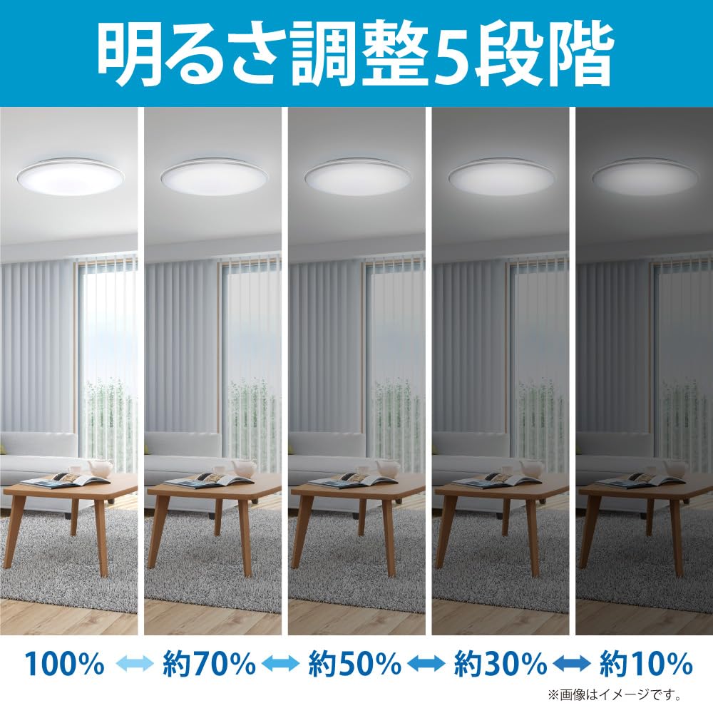 HotaluX (Hotalux) Made in Japan LED Ceiling Light HLDZ12258, Suitable for rooms up to 12 tatami mats (Japan Lighting Manufacturers Association