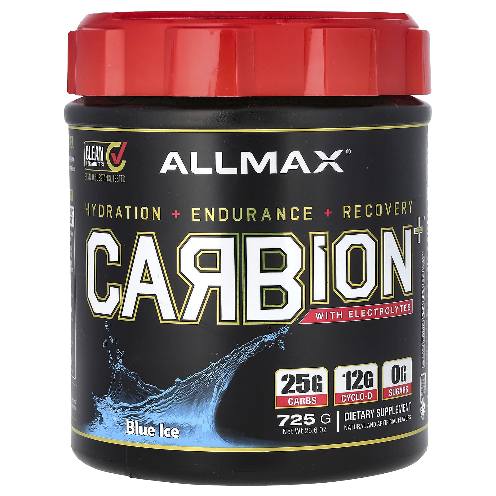 

Carbion+, with electrolyte, blue ice, 725G(25.6Oz)