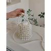 Mini Faux Pearl and Rhinestone Decor Fashion Casual Bucket Bag, Elegant Pearl Bag