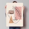 Abstract Line Art Face Sign Abstract Art Poster Gaming Room Decoration Pictures Wall Decoration Items Retro Vintage Home Decor