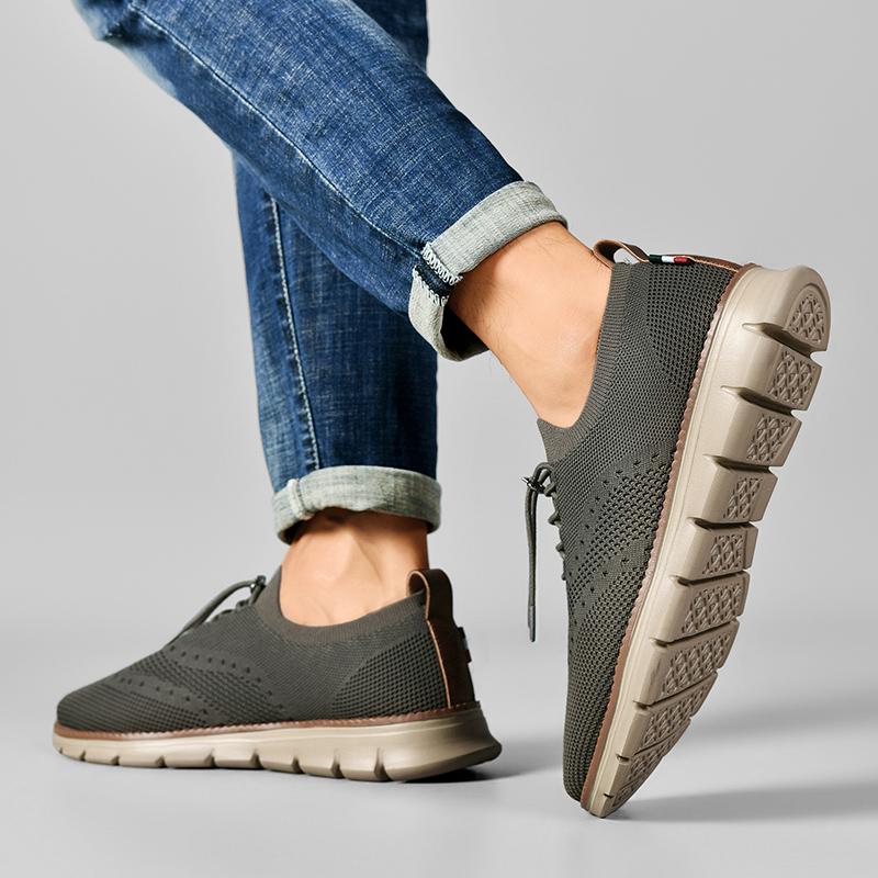 TUINANLE Herren Sneaker Übergröße 40-50 Schuhe Lässige Sneaker Atmungsaktive Mesh-Schuhe