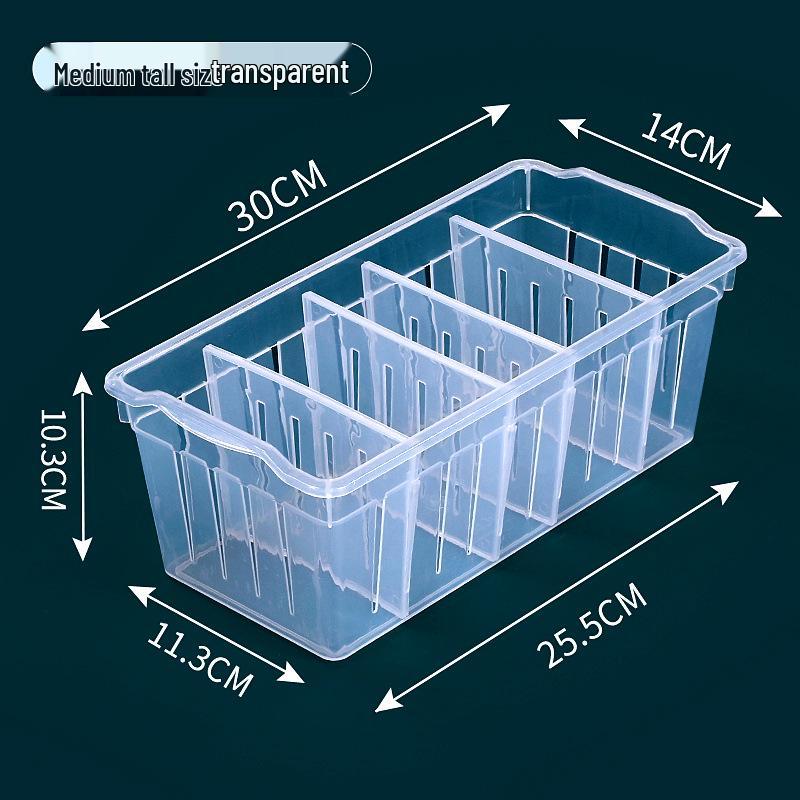 Klare Rechteckige Schreibtisch-Aufbewahrungsbox mit Schublade