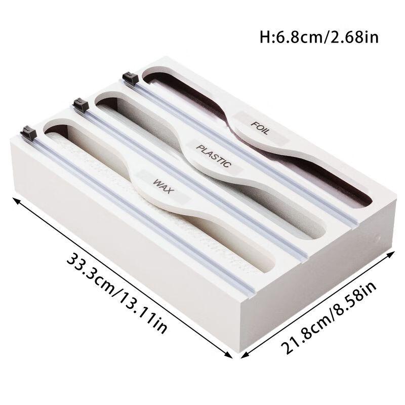 Bamboo Drawer Organizer & Magnetic Film Cutter