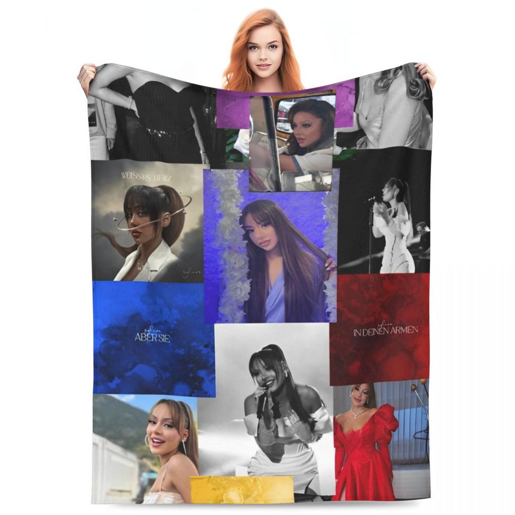 Ayliva Collage Merchandise Tour 2025 Bedding Throws Flannel Bedspread For Home Decor Fashion Sofa Bed Cover