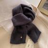 Kaschmirschal Winter Warm Gestrickt Kleiner Damenschal Korea Styles Schals Wollschals Damen Weiche Wickeltücher Halstuch