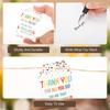 50pcs/100pcs Thank You Tags,White Paper Thank You Gifts Tags with String for Wedding Favor,Thanksgiving Day,Gifts Wrapping,Party