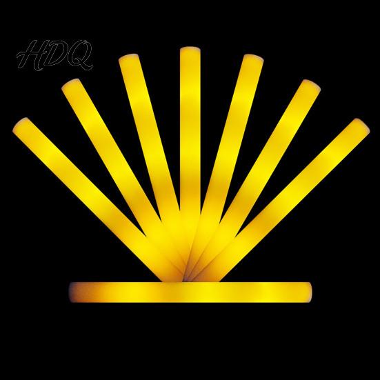 Safe Foam Light Sticks 2 Pcs Glow Sticks 19" LED Up with 3 Party Favors for Kids Modes Colorful Flashing in The Dark Wedding Favor Wands