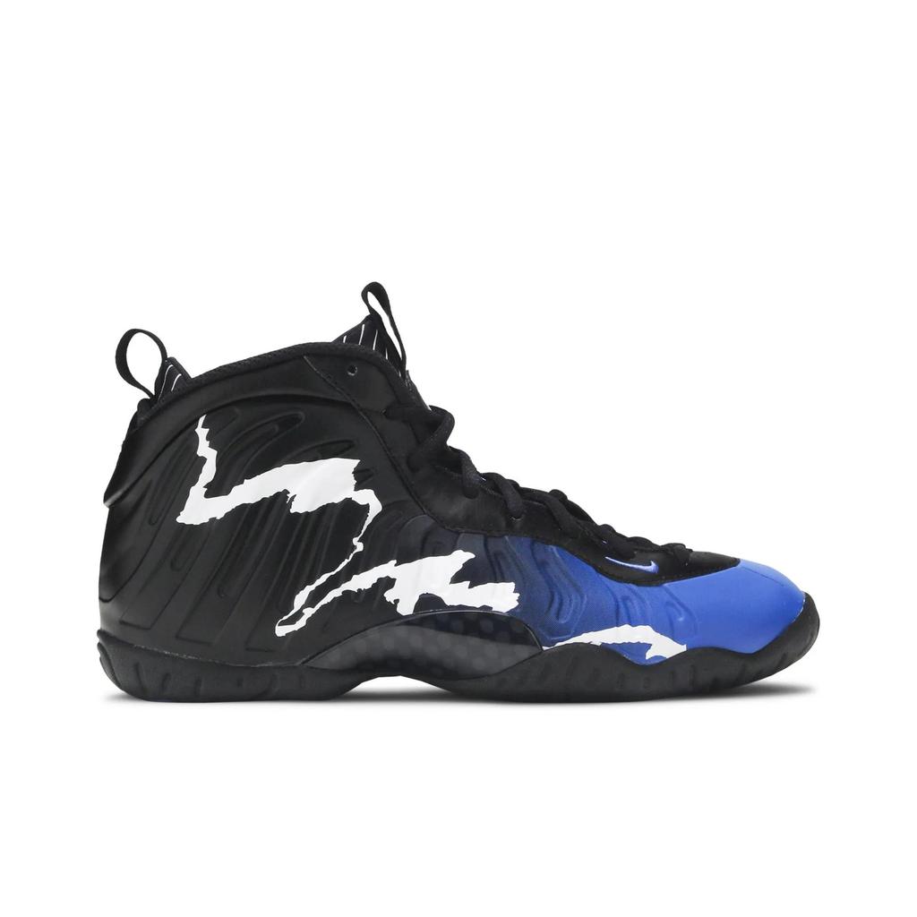 Nike Little Posite One Grade School '1996 All-Star Game' (Unisex) Black / White / Game Royal Kids' Basketball Shoes 644791 013