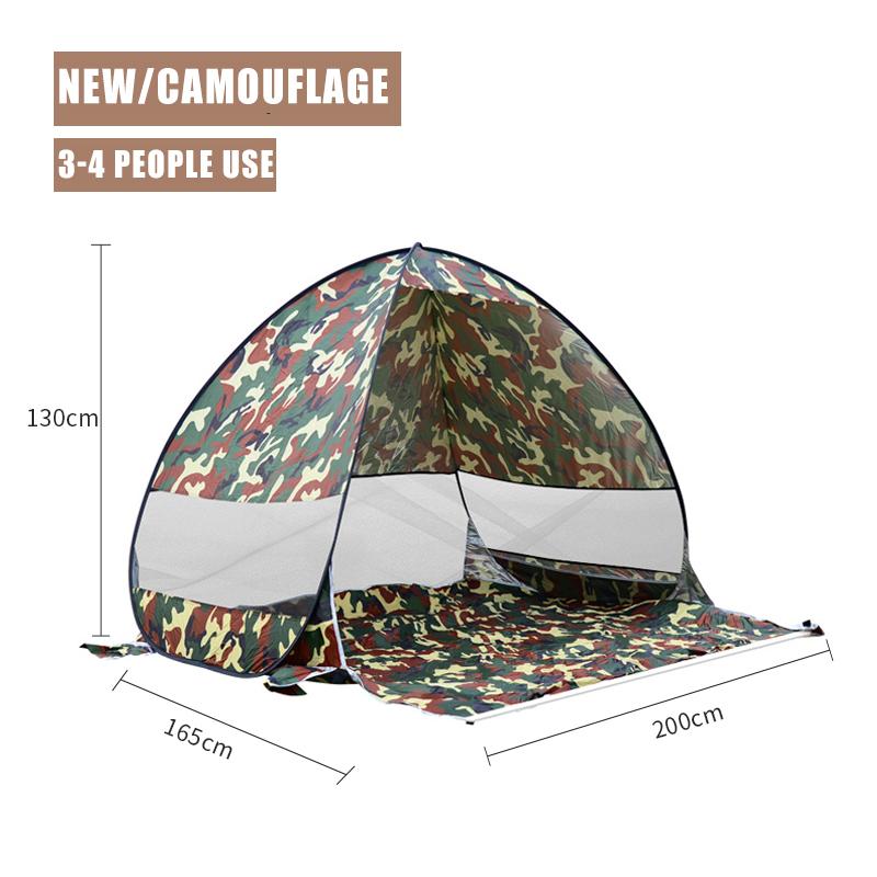 Cort de camping complet automat Cort pop-up instantaneu în aer liber, portabil mare, ultraușor, corturi de petrecere în familie, rezistente la vânt, rezistente la apă