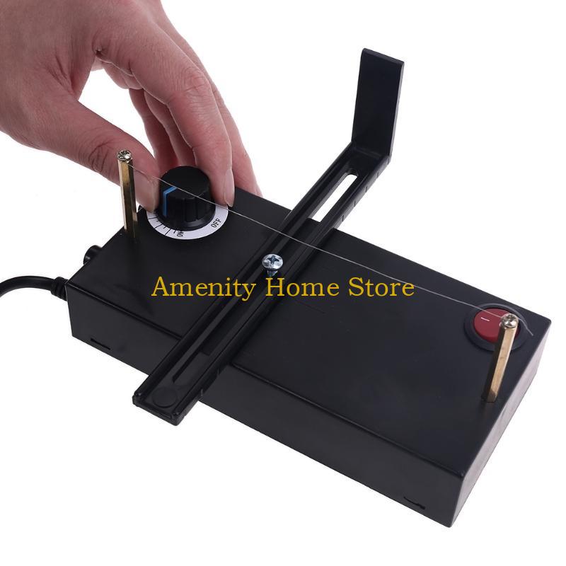 F26C Manual Hot Ribbon Cutter DIY Rope Band Craft Home Use Hot Ribbon Cutter Machine Handmade Hair Accessories Ribbon Webbing