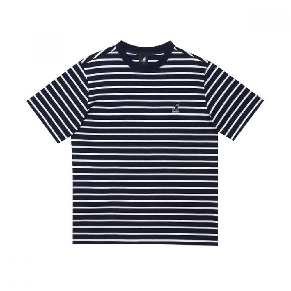 Kangol EssenTial STripe T shirT Navy 2824 XL