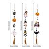 Halloween Wooden Ornament Pumpkin Bat Tassel Pendants Home Hanging Decor for Wall Door Car Halloween Party Decoration Crafts