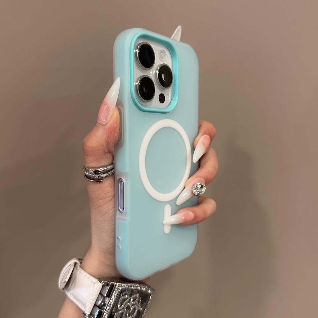 New Two In One Suitable for Apple IPhone 17 Promax Magnetic Phone Case 16 Jelly Color Full Package Anti  Fall Case